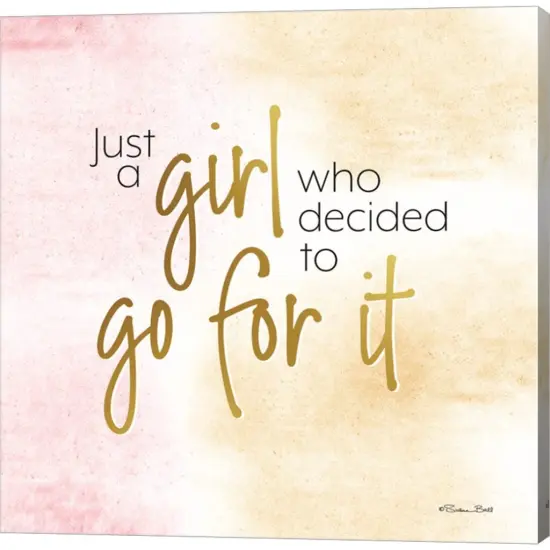 Go For It by Susan Ball 12" x 12" Canvas Wall Art {1}