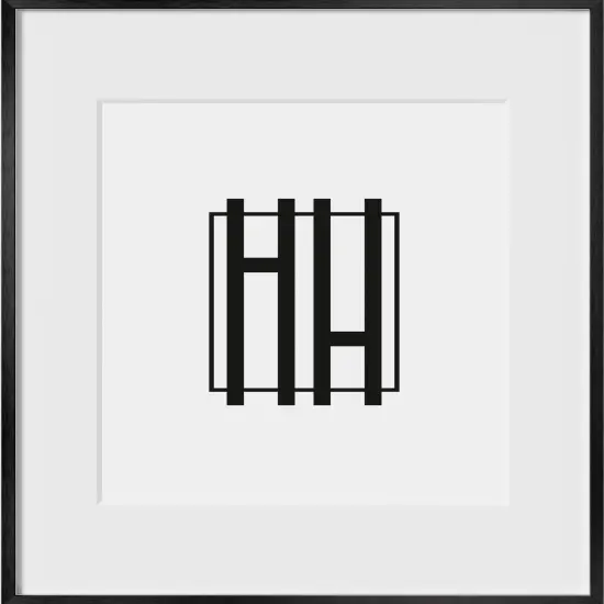 Haus and Hues Aluminum Glass and Matted Picture Frame Silver {6}