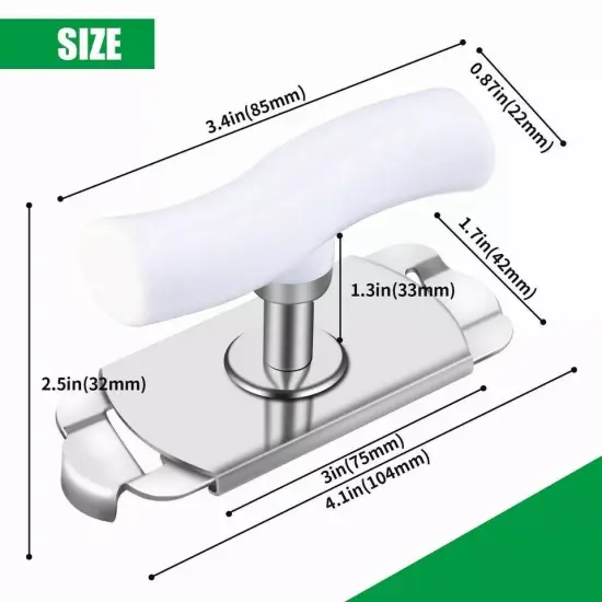 Can Opener Adjustable Jar Lid Bottle Remover Stainless Steel Twist Off Grip Tool {4}