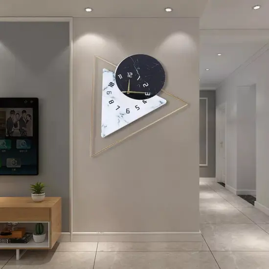 22.5" Modern Wall Clock Large Unique Hanging Art Crafts Living Room Decoration {3}