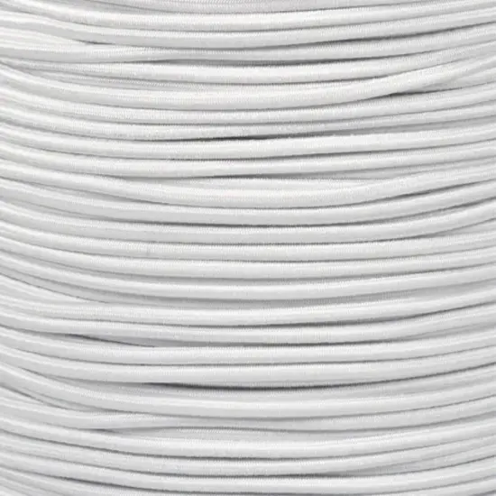 Kitcheniva Shock Cord Nylon Jack With Rubber Core Stretch Line 10FT White {1}