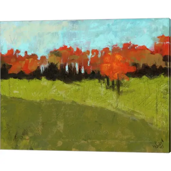 Waiting In Line by Linda Nickell 20" x 16" Canvas Wall Art {1}