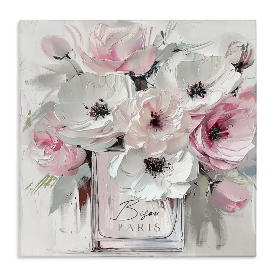 Stupell Industries Blush Pink Bisou Bouquet Canvas By Annabelle Hall {1}