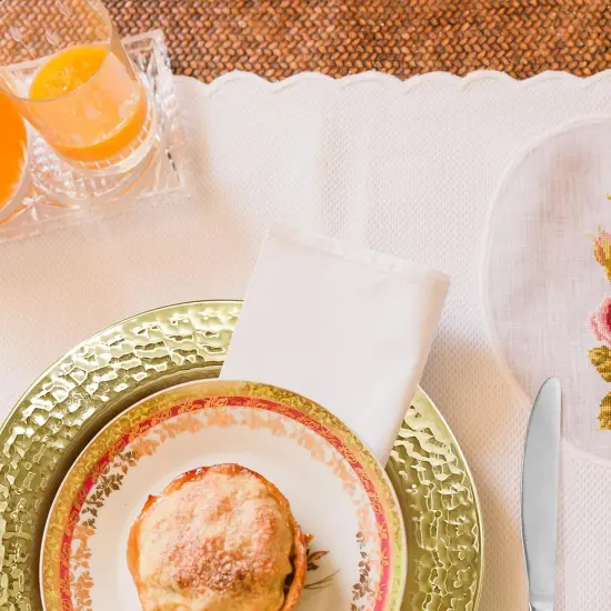 Stainless Steel Hammered Charger Plates, Gold Dinner Plate Chargers Set of 6, Round Server Ware Charger Plate {2}