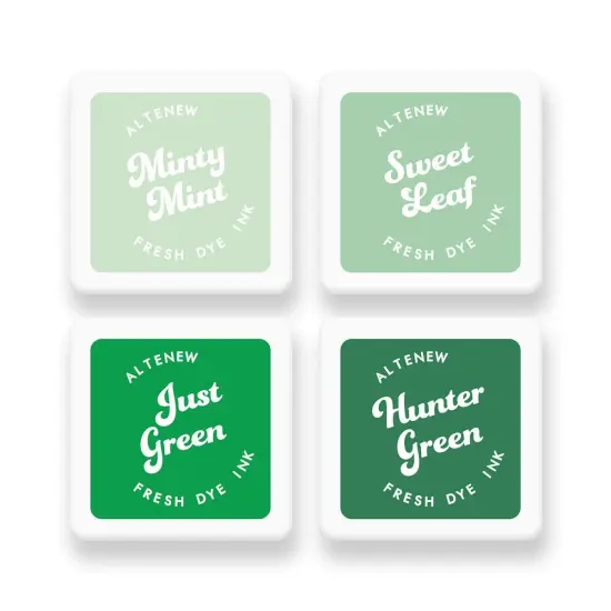 Green Meadows Fresh Dye Ink Mini Cube Set {1}