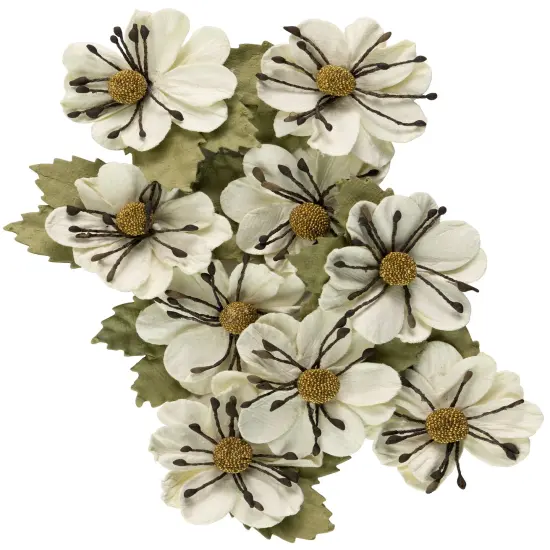 Little Birdie Wendy Paper Flowers 9/Pkg {3}