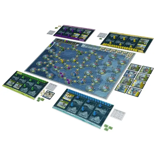 Rio Grande Games: Power Grid Outpost - Economic Strategy Game, Manage Electricity On The Space New Planet, Ages 14+, 2-6 Players, 45-90 Mins {3}