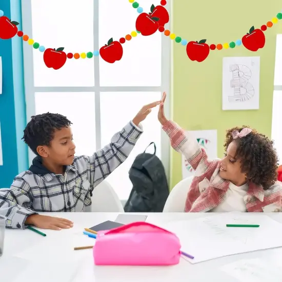 3 Pack Felt Ball Garland Back to School Party Decorations {5}