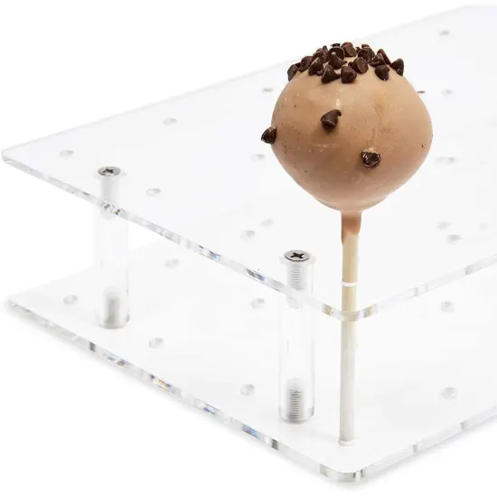Clear Acrylic Cake Pop Stand, Lollipop Display Holder (24 Holes) {5}