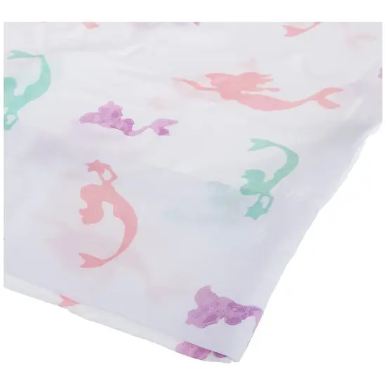 Kids Rule 3-Piece Multicolored Mermaid Sheet Set for Kids & Girls - 1 Twin Flat Sheet, 1 Twin Fitted Sheet & 1 Queen Pillowcase, Soft Brushed Microfiber Polyester Bed Sheet, Smooth & Durable {3}