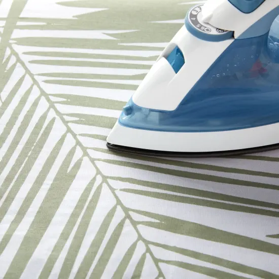 Ironing Board Cover and Pad, 15x54 Inches, Standard Size, Heavy Duty, White Palm Print Design {4}