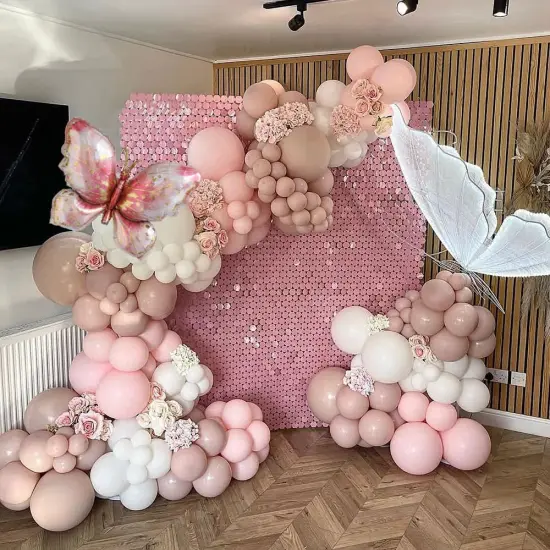 Butterfly Latex Balloon Arch Garland Kit 142pcs {4}