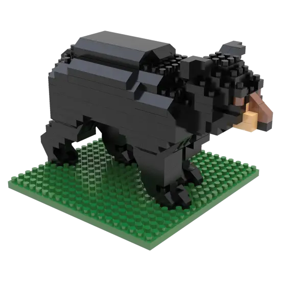 Mini Building Blocks - Black Bear {3}