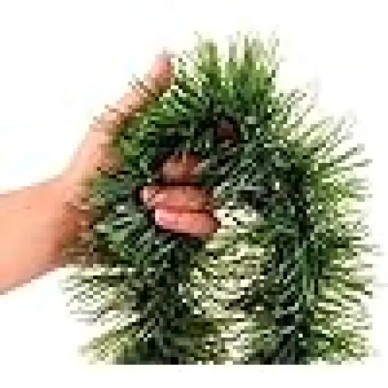 Garland Decor for Tree Stairs Railing Front {2}