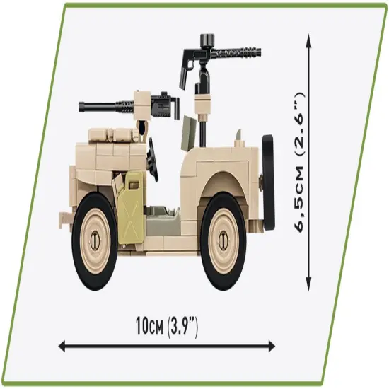 COBI Historical Collection JEEP Willys MB - SAS Vehicle {5}