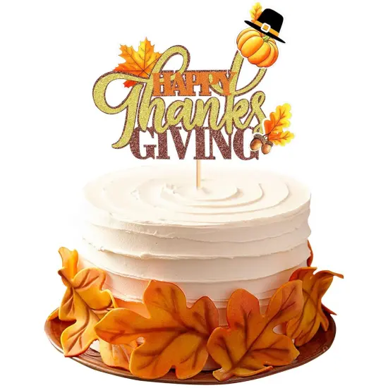 1 Pack Happy Thanksgiving Day Cake Toppers {1}