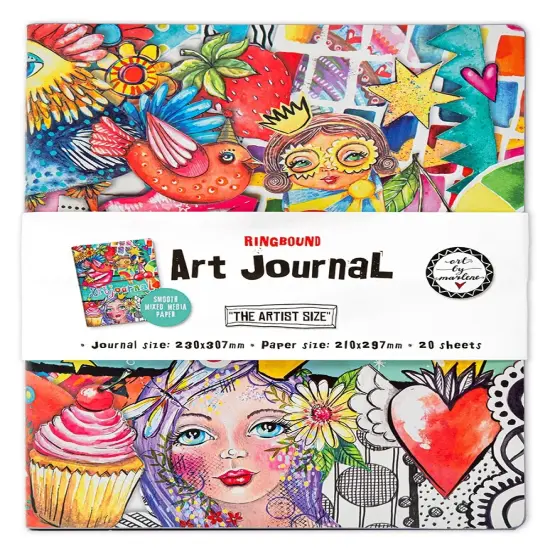 Art By Marlene Artist Journal 9"X12" -Nr.17, 20 Sheets {1}