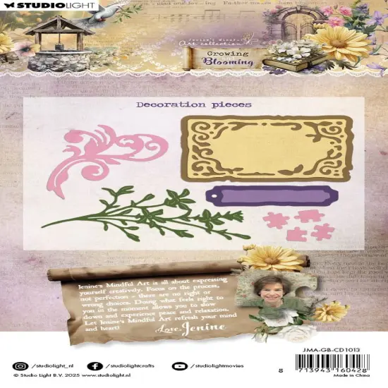 Jenine's Mindful Art Cutting Die-Decoration Pieces, Growing & Blooming {3}