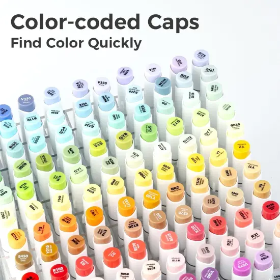 24 Basic Colors - Double Tipped Alcohol Based {4}