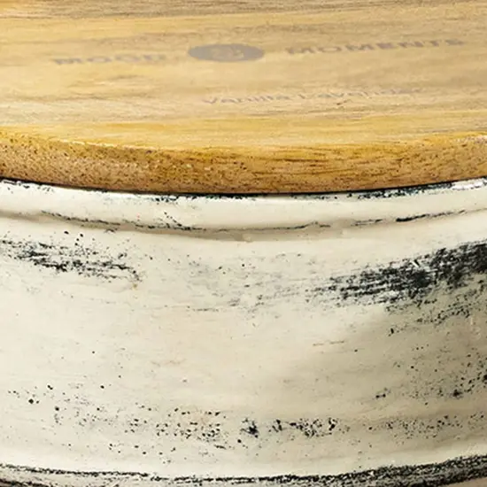 3 Wick Lavender Vanilla Scented Jar Wax Candle {2}