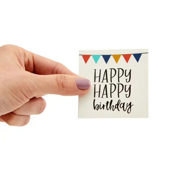 72 Pack Mini Note Cards with Envelopes and Stickers, All Occasions Greeting Cards for Flower Bouquets, Gifts, 24 Assorted Designs (2.5" x 2.5") Multicolor {5}