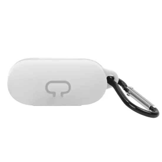 Insten Silicone Case Compatible with Airpods 3 3rd Gen 2021 Earbuds Protective Cover, Front LED Visible, with Carrying Keychain for Girls Women Boys Men, White {3}