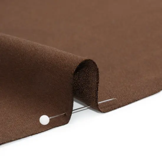 1 Yard Chocolate Silk Crepe Back Satin Luxurious Soft Smooth Flowing Fabric 44 inch Width {2}