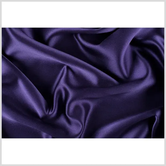 1 Yard Grape Silk Crepe Back Satin Soft Smooth Luxurious Evening Dress Sewing Fabric 44 inch Width {3}