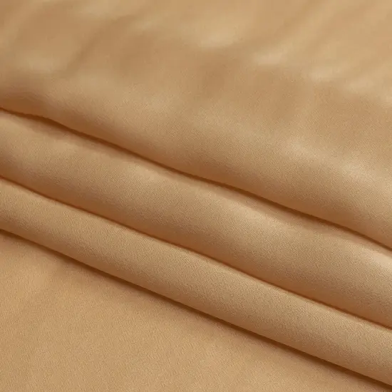 1 Yard Nude Satin Faced Sheer Silk Chiffon Luxury Overlay Fabric 56 Inch Width {4}