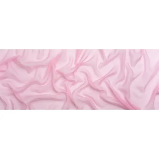 1 Yard Carnation Chiffon-Like Silk Voile 54" Wide Silk Lightweight Sheer Fabric Adelaide Collection {3}