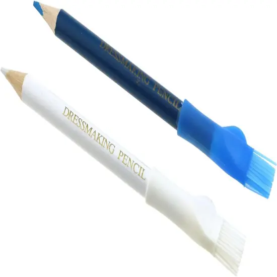 Fabric Marking Pencil Colors Pencils Tailor Chalk (Blue, White) {2}