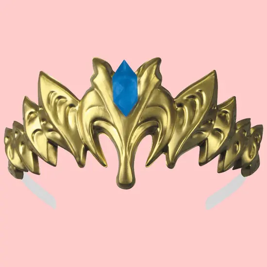 Girls Zelda Deluxe Princess Costume with Tiara and Waist Medallion {3}