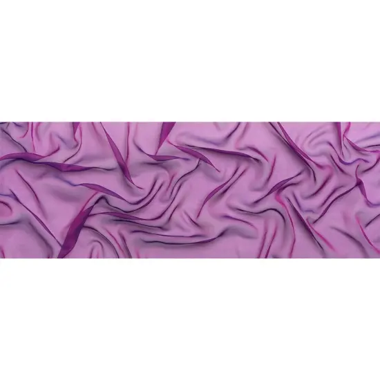 1 Yard Magenta Navy Iridescent Silk Voile Chiffon Like Fabric Lightweight , 54 Inches Wide {3}