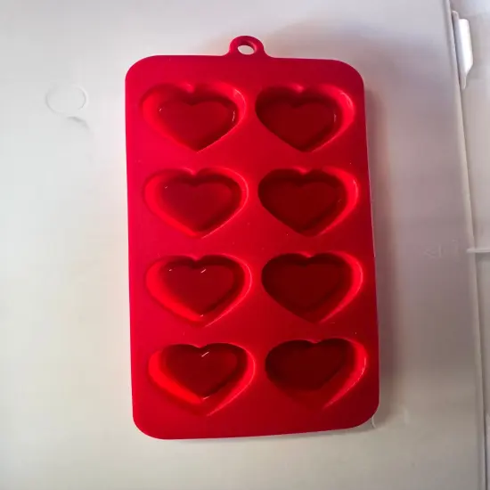 Heart Shape Silicone Mold 8 Small Heart Cavities for Candy, Chocolate & Jelly Making {2}