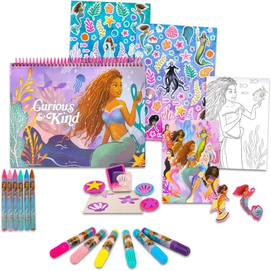 Little Mermaid Art Set, 250+ Pc Little Mermaid Movie Activity Bundle with Coloring Pages {2}