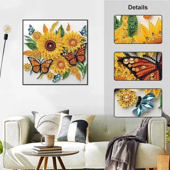 Diamond Painting Kits for Adults Sunflower {2}