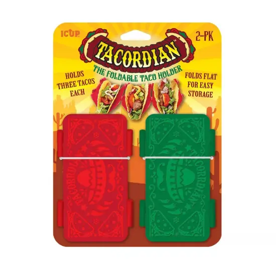 Tacordian Foldable Taco Holder 2-Pack {3}
