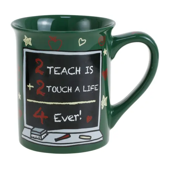 Enesco Our Name Is Mud 2 Teach 4 Ever Teacher Mug {1}