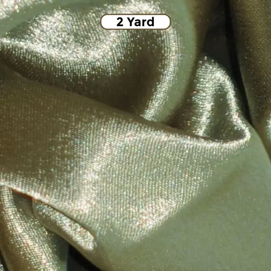Superior Quality Crepe Back Satin Fabric 60" Wide Multiple Colors Light Olive {1}