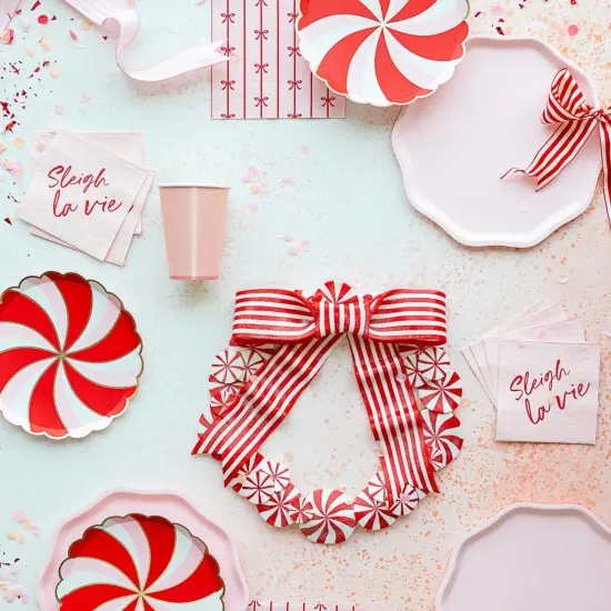 SLEIGH LA VIE COCKTAIL NAPKINS {6}