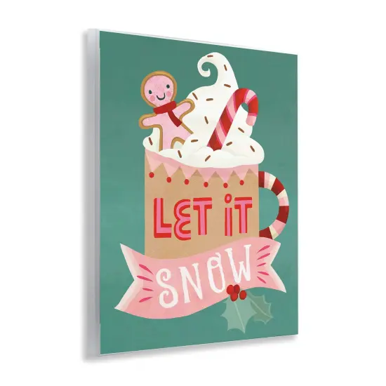 Stupell Industries Let It Snow Winter Cocoa Wall Plaque By Laura Watson {3}