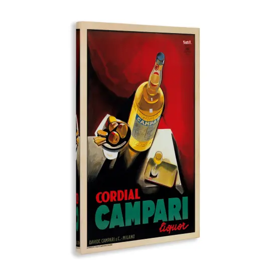 Stupell Industries Antique Compari Liquor Canvas By Marcello Nizzoli {3}
