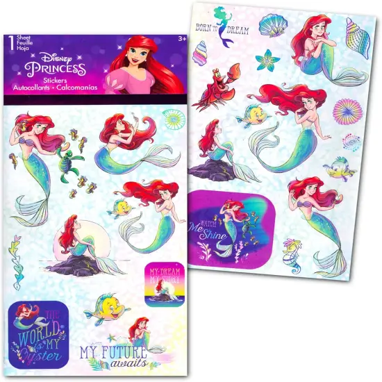 Little Mermaid Art Set, 250+ Pc Little Mermaid Movie Activity Bundle with Coloring Pages {3}