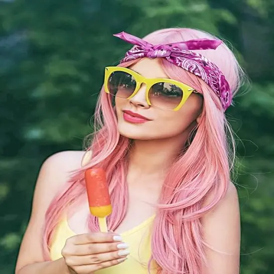 14 pieces Bandanas Paisley Print Novelty Headband Cowboy Headwraps Scarfs Hair Head Bandana for Women Men Boy Girl {2}