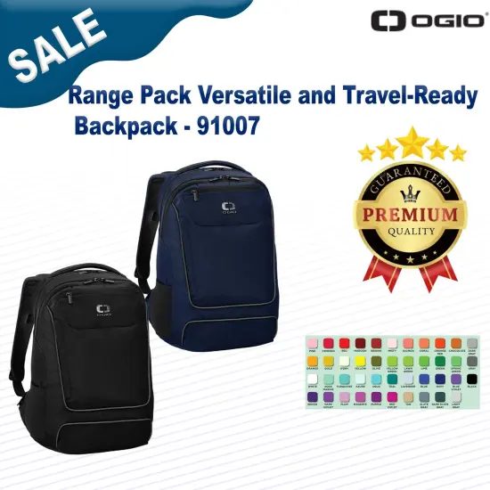 OGIO&reg; Range Pack Versatile and Travel-Ready Backpack Black {2}