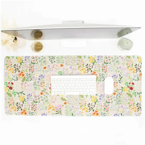bloom daily planners Large Desk Mat, Garden Party {1}