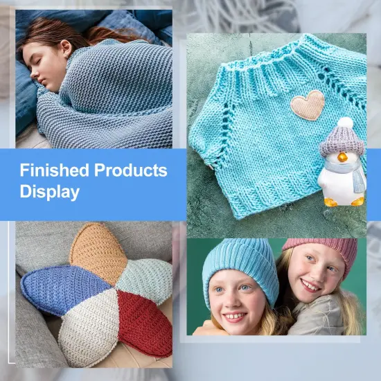 Knitting Needles Set, 9 Pairs Circular Knitting Needles Set and 22 Pcs Single Pointed Knitting Needles Set with Tote Bag Knitting Accessories Knitting Supplies Knitting Needles for Beginners {1}