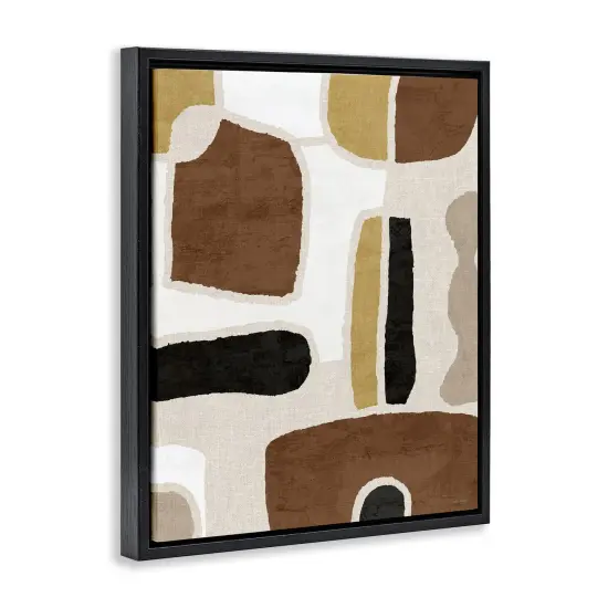 Stupell Industries Earthy Organic Shapes Floating Frame Design by Amber Sterling {3}