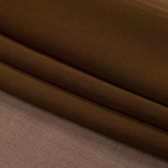 1 Yard 100% Silk Chiffon Fabric 44" Wide Dark Olive for Fashion & Crafting {4}