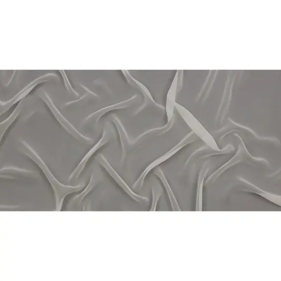 1 Yard Premium Silk Chiffon Solid Antique White Fabric Lightweight 44 Inch Width {3}